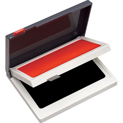 RED / BLACK 2- COLOR INK PAD