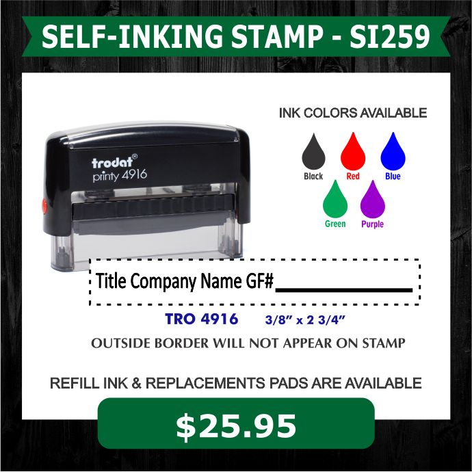 TITLE COMPANY STAMP - SI259
