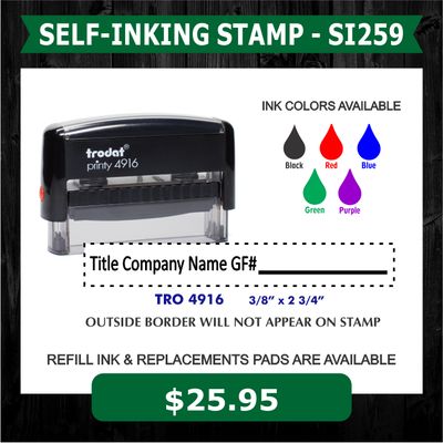 TITLE COMPANY STAMP - SI259