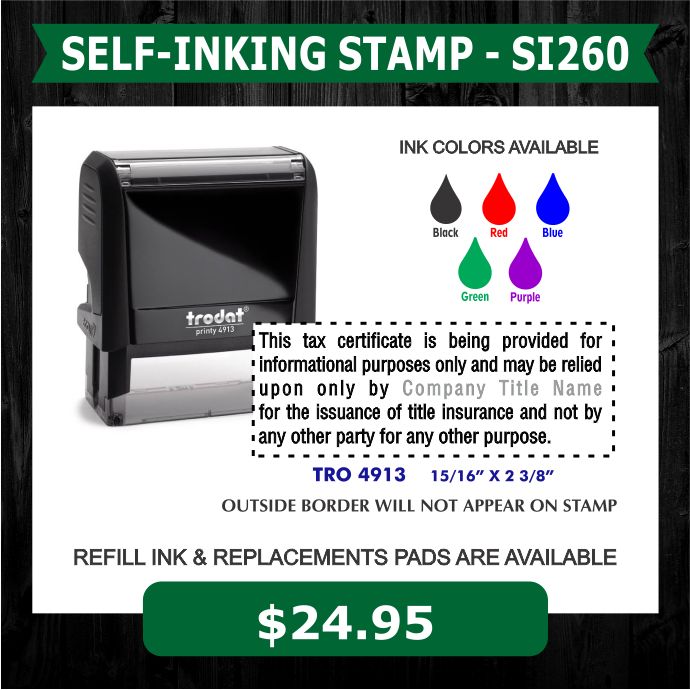 TITLE COMPANY STAMP - SI260