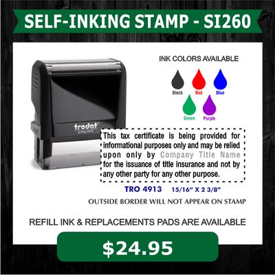 TITLE COMPANY STAMP - SI260