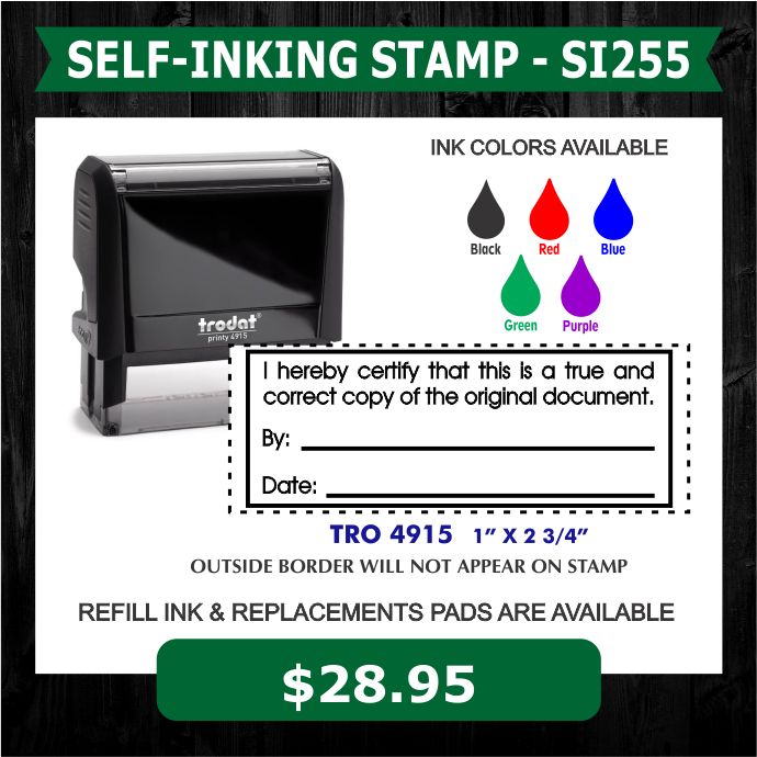 TITLE COMPANY STAMP - SI255