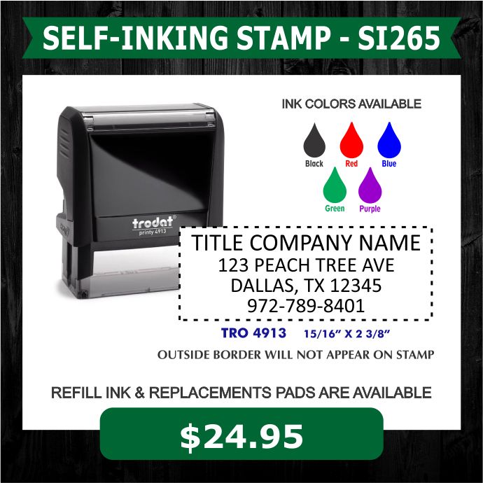 TITLE COMPANY STAMP - SI265