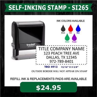 TITLE COMPANY STAMP - SI265