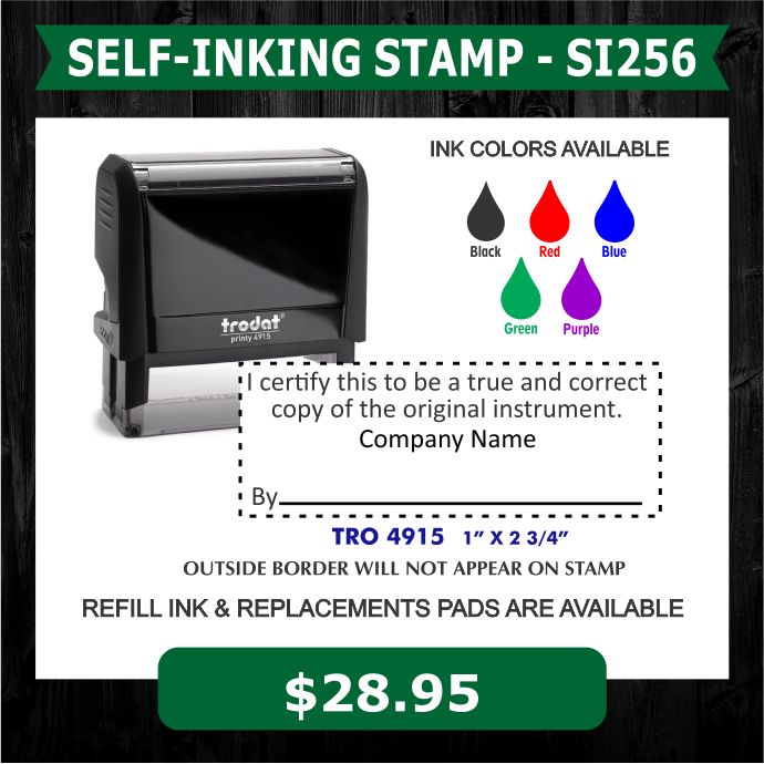 TITLE COMPANY STAMP - SI256