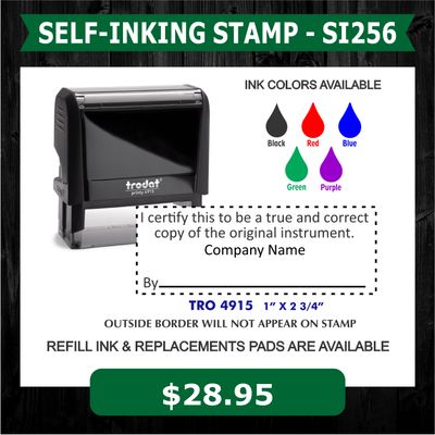 TITLE COMPANY STAMP - SI256