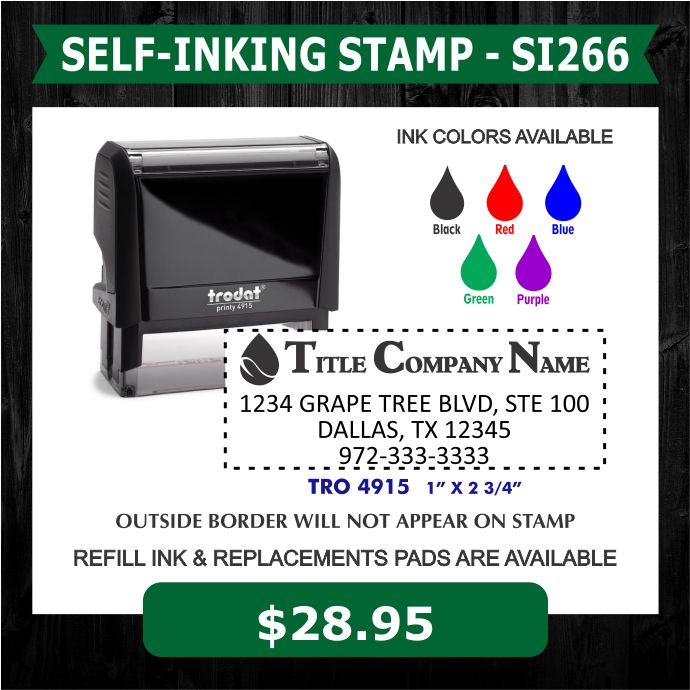 TITLE COMPANY STAMP - SI266