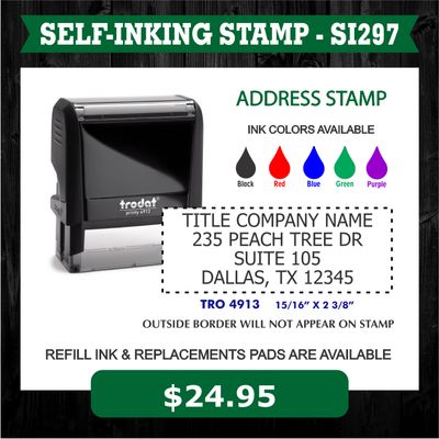 TITLE COMPANY STAMP - SI297