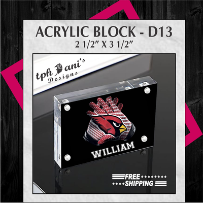 ACRYLIC BLOCK - D13