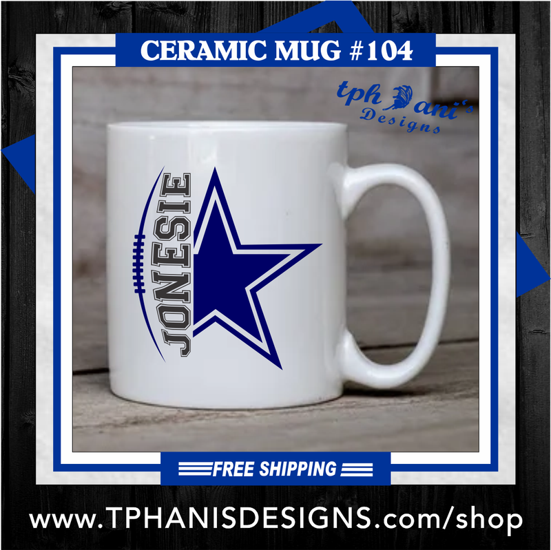 Ceramic Mug - FOOTBALL STAR
