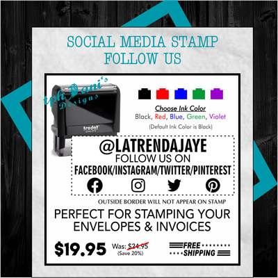 SOCIAL MEDIA STAMP - FOLLOW US