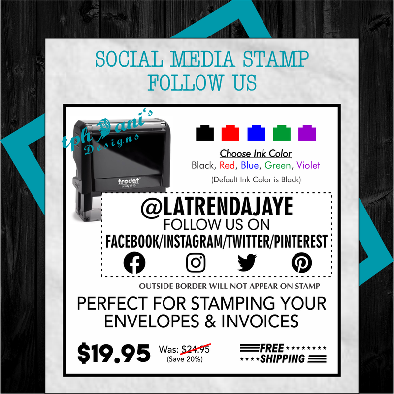 SOCIAL MEDIA STAMP - FOLLOW US