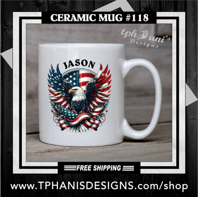 Ceramic Mug - EAGLE SHIELD