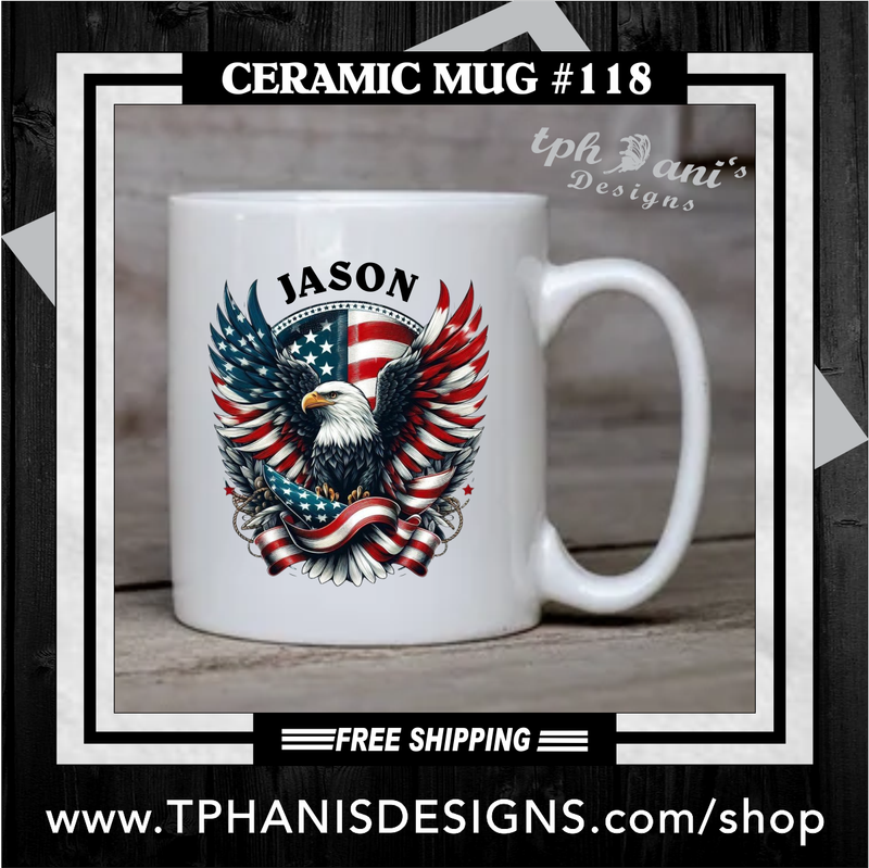 Ceramic Mug - EAGLE SHIELD