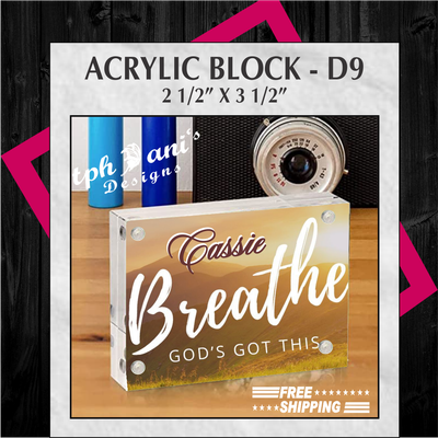 ACRYLIC BLOCK - D9