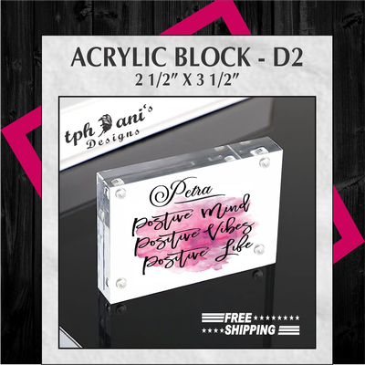 ACRYLIC BLOCK - D2
