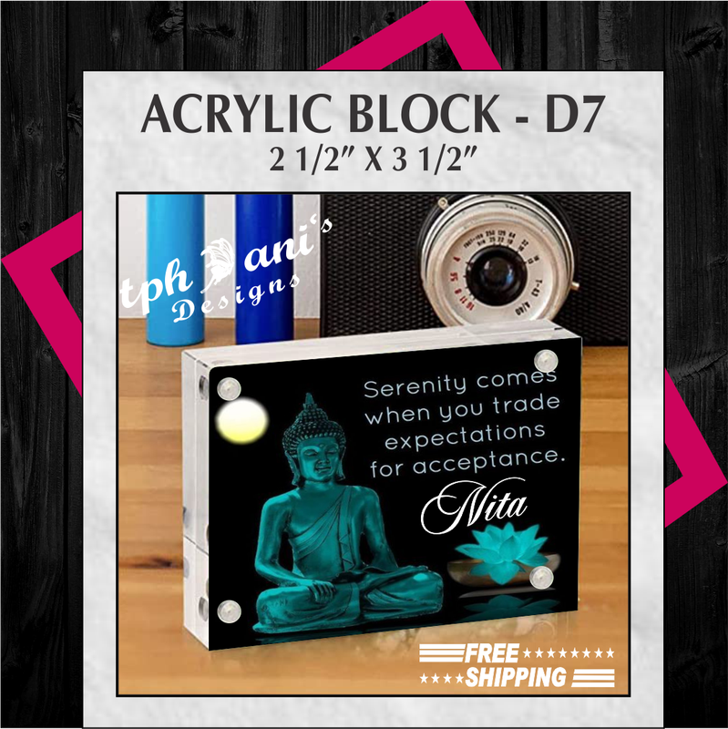 ACRYLIC BLOCK - D7