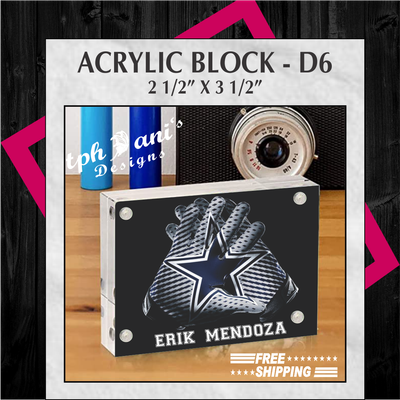 ACRYLIC BLOCK - D6