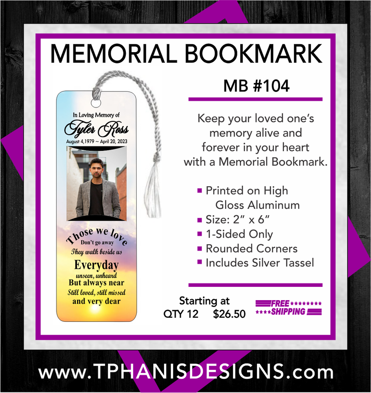 MEMORIAL BOOKMARK - MB104