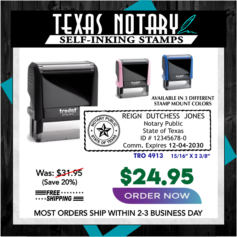 TEXAS NOTARY STAMP