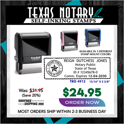 TEXAS NOTARY STAMP