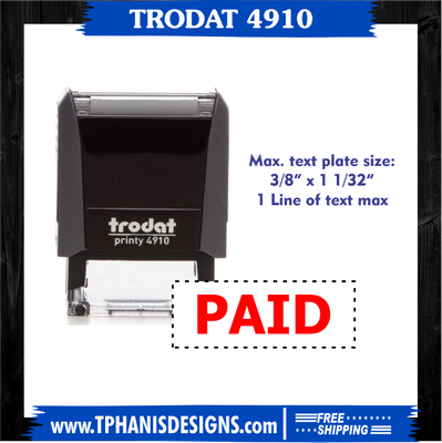 TRODAT 4910 SELF-INKING STAMP