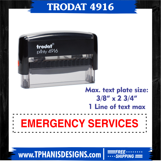 TRODAT 4916 SELF-INKING STAMP