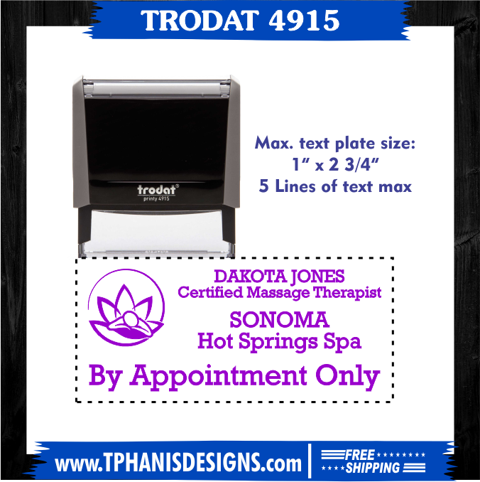 TRODAT 4915 SELF-INKING STAMP