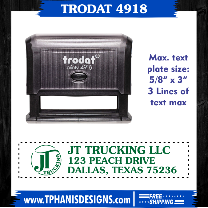 TRODAT 4918 SELF-INKING STAMP
