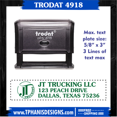 TRODAT 4918 SELF-INKING STAMP