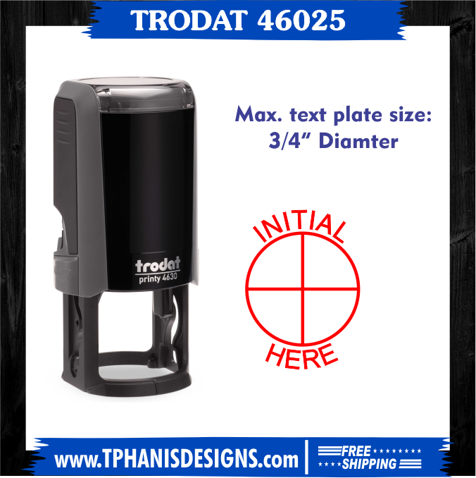 TRODAT 46025 SELF-INKING STAMP