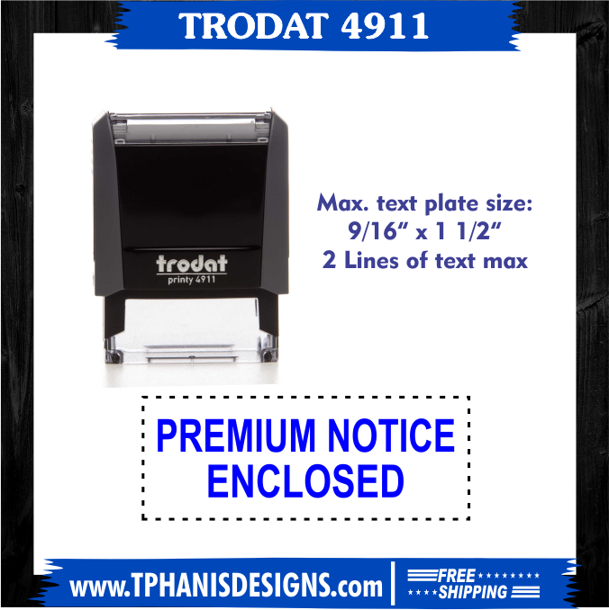 TRODAT 4911 SELF-INKING STAMP