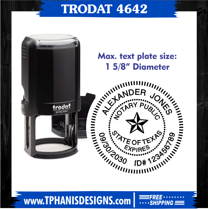 TRODAT 4642 SELF-INKING STAMP