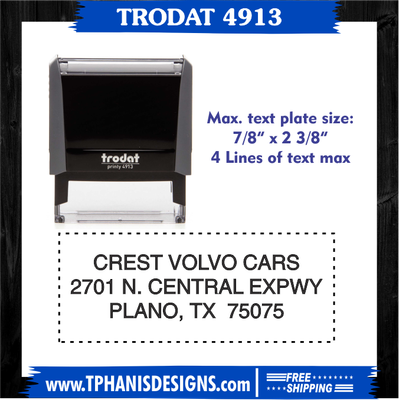 TRODAT 4913 SELF-INKING STAMP