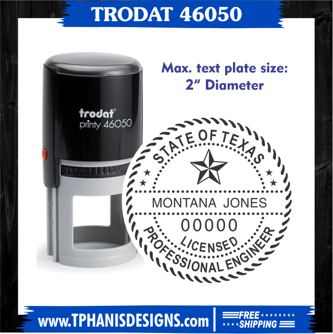 TRODAT 46050 SELF-INKING STAMP