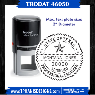 TRODAT 46050 SELF-INKING STAMP