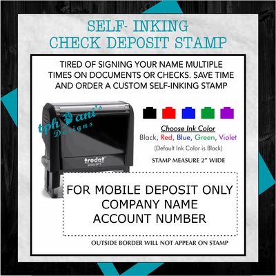 STOCK STAMP - DEPOSIT STAMP