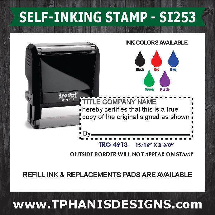 TITLE COMPANY STAMP - SI253