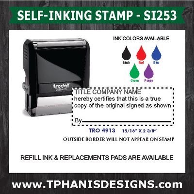 TITLE COMPANY STAMP - SI253