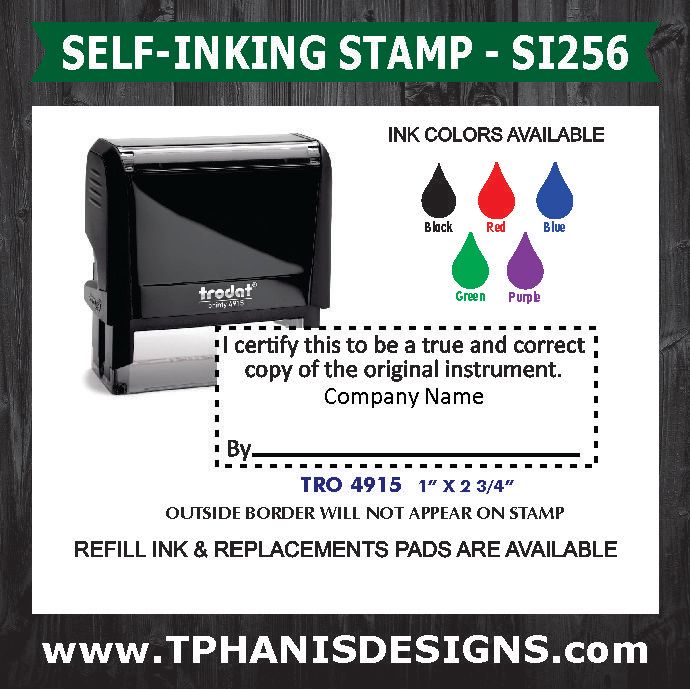 TITLE COMPANY STAMP - SI256
