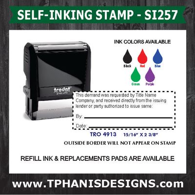 TITLE COMPANY STAMP - SI257