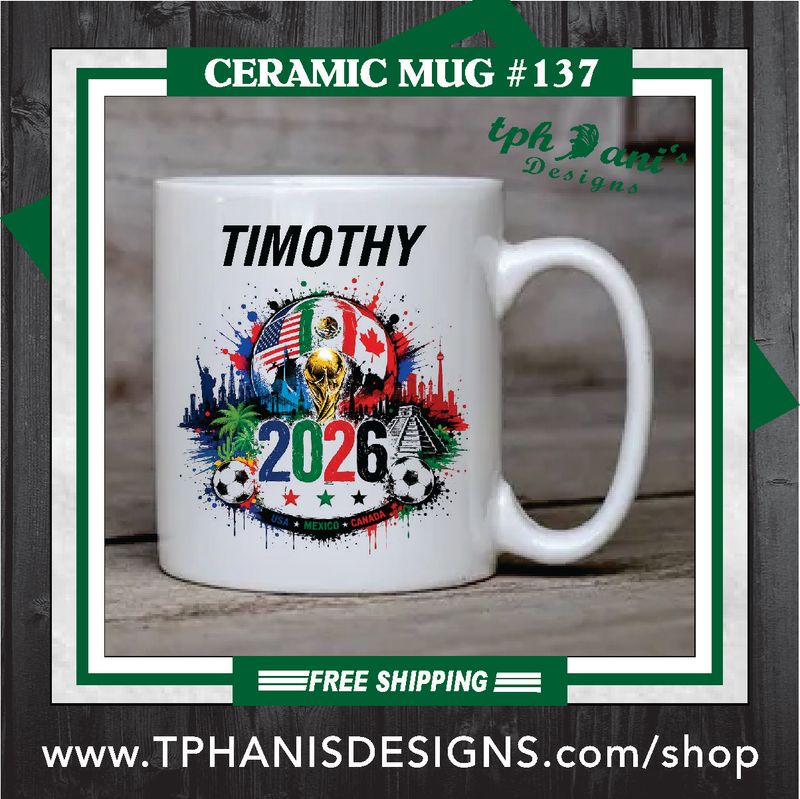Ceramic Mug - FUTBOL 2026