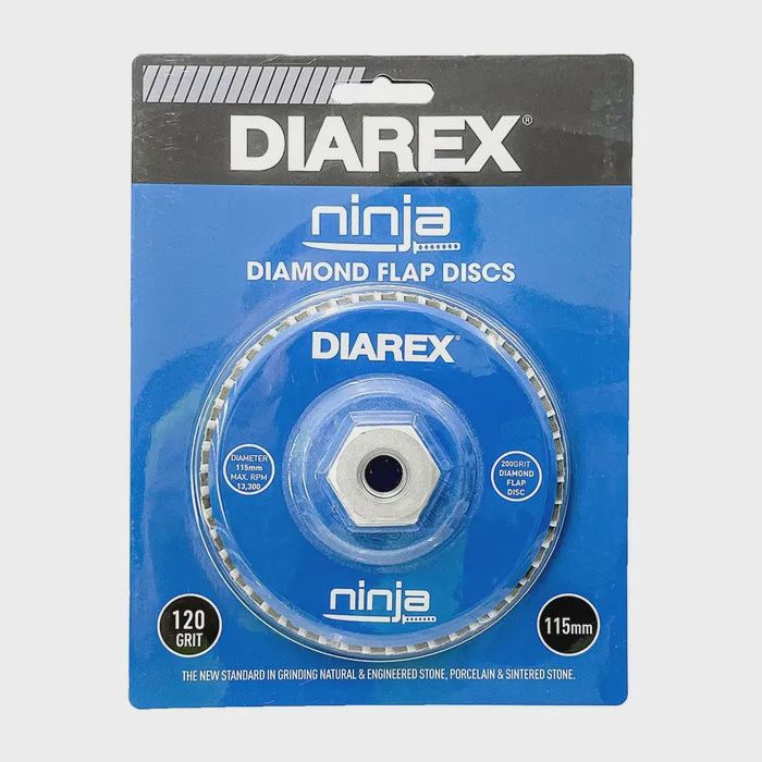 Ninja Flap Disc 115x22mm 50 Diamond + 50SiC Flaps, Grit: 120