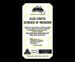 Aus Screed and Render Normal Set Bag-Black/Yellow