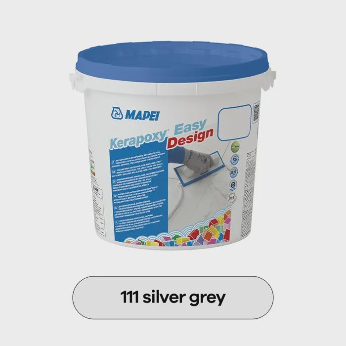 KERAPOXY EASY DESIGN 111 SILVER gREY 3KG