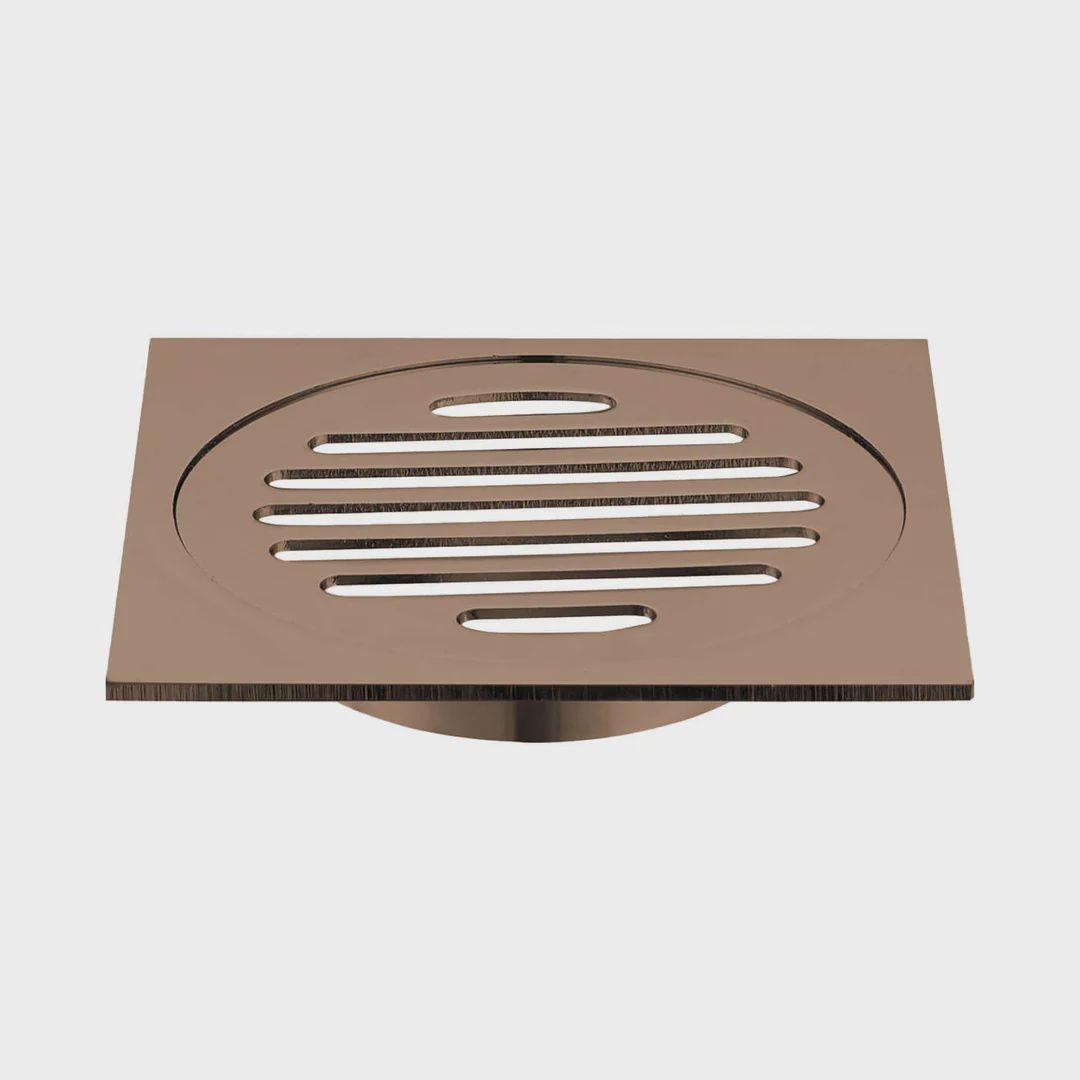 BAT Chrome Plated Floor Drain - 50mm - Matt Black