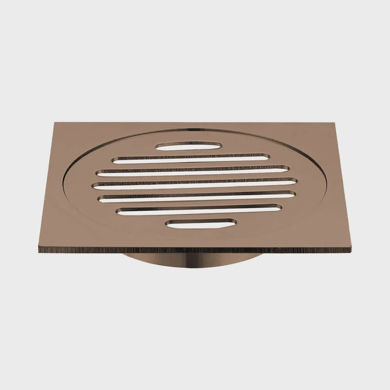 BAT Chrome Plated Floor Drain - 50mm - Matt Black