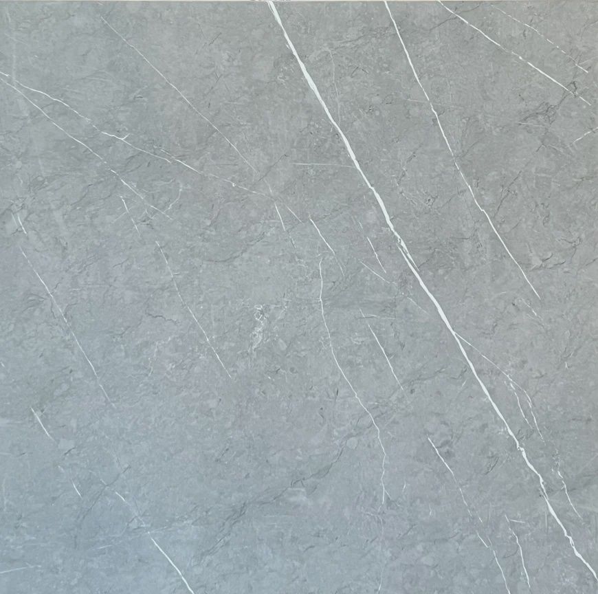 AMAZING TILES MARBLE GREY GLOSS 600X600 Dark