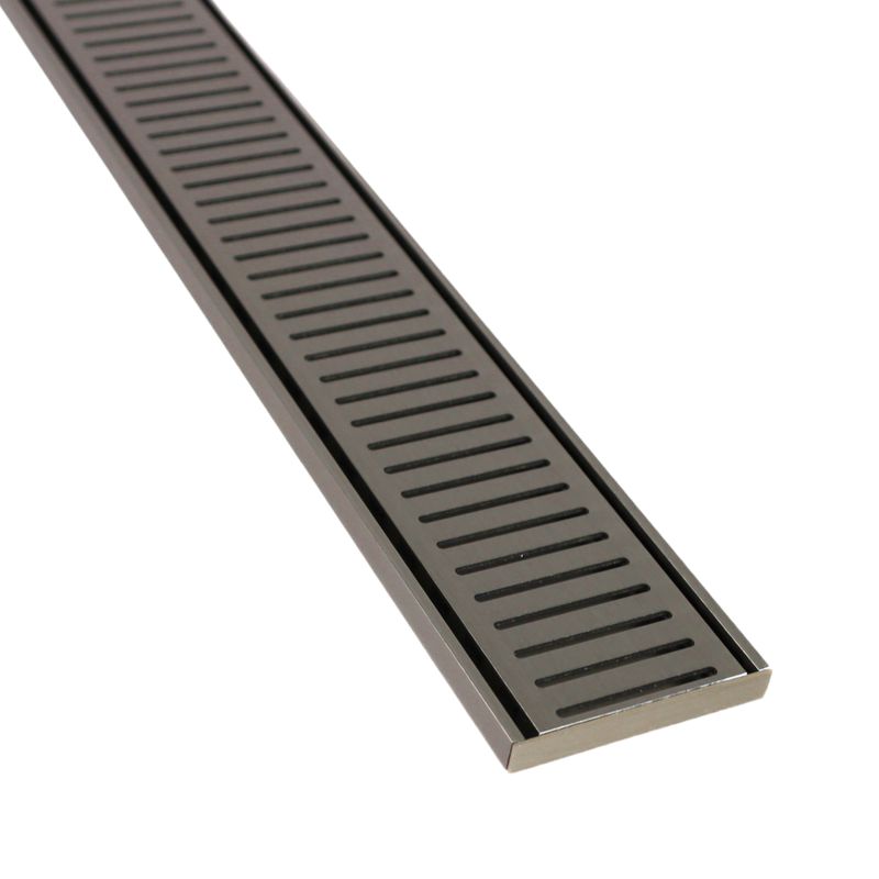 Lauxes Aluminium Brushed Nickel Next Generation 14 Floor Grate (BNNXT14) 100 x 100 x 14mm [Top and Bottom]Per CM