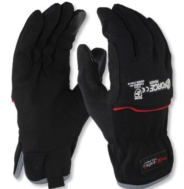MaxiSafe G-Force Synthetic Riggers Glove, Size: Large